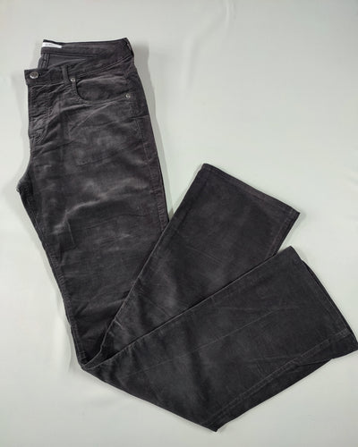 Pantalon  velours noir Elisa Blue, 38, moins cher chez Petit Kiwi