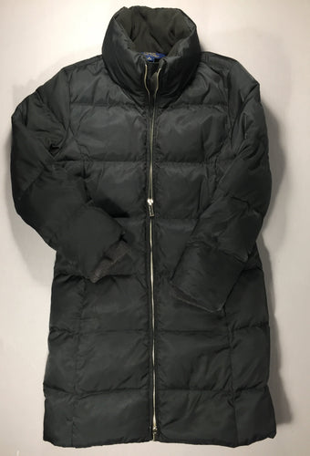 Long manteau (doudoune) bleu foncé, moins cher chez Petit Kiwi