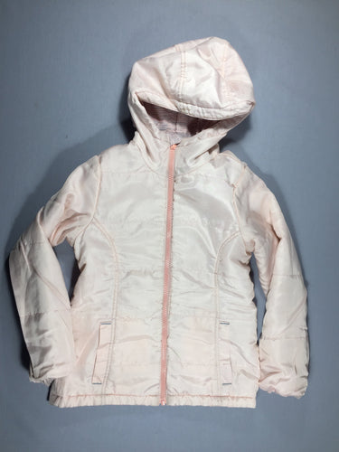 veste réversible à capuche flammée/ rose clair - pas d'étiquette, moins cher chez Petit Kiwi