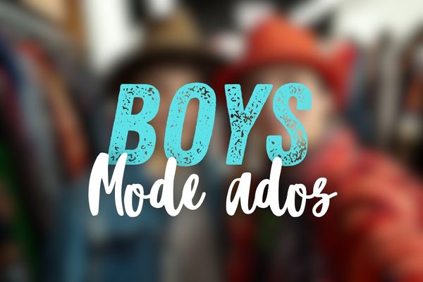 Friperie pour ados garçons, seconde main 12 à 18 ans